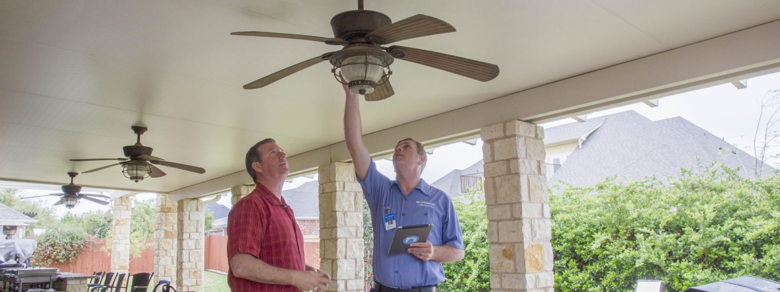 Ceiling Fan Installation in Lake Highlands