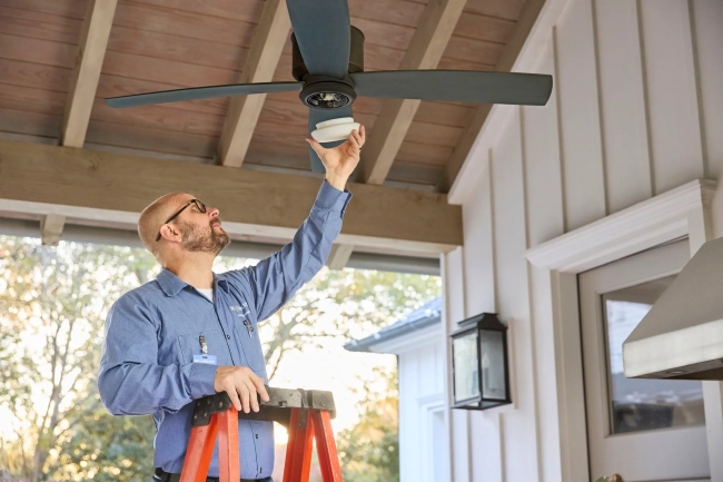 Ceiling Fan Installation in Lake Highlands